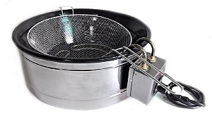 7L Fritadeira Elétrica Aro Inox com Tacho em Alumínio