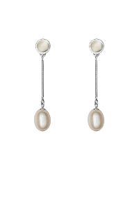 Brincos Gotas de Pérolas