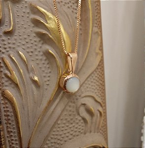 Colar Pin - Madrepérola Rosê