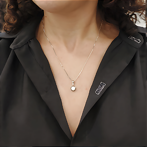 Colar Pin - Madrepérola