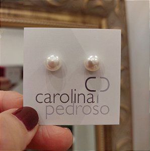 Brincos Pérola Botão