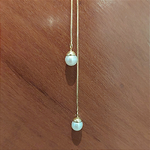 Pêndulo de Pérolas Ouro