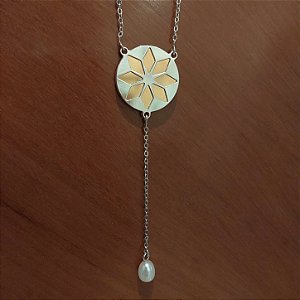 Colar Redondo Estrela Galatea - Gota de Pérola