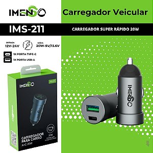 IMENSO Carregador Veicular IMS-211 C