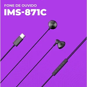 FONE COM FIO IMENSO UBS-C IMS-871C