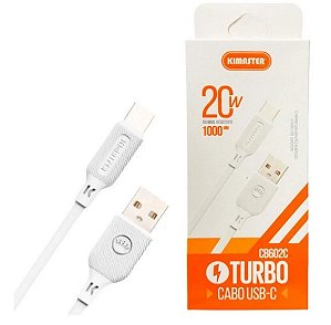 CABO TURBO KIMASTER USB PARA TIPO C CB602C