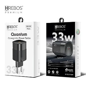 CARREGADOR COMPLETO HREBOS TIPO-C CRG-222