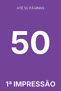[50] TIRAGEM ADICIONAL 1ª IMPRESSÃO - 50 EXEMPLARES (LIVRETE)