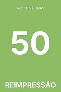 [50] TIRAGEM ADICIONAL - 50 EXEMPLARES (LIVRETE)