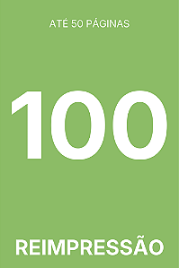[50] TIRAGEM ADICIONAL - 100 EXEMPLARES (LIVRETE)