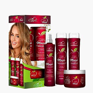 Kit Capilar Vinagre de Maçã 4 Itens - Belkit