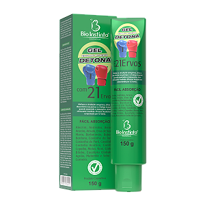 GEL DESODORANTE MASSAGEADOR DETONADOR COM 21 ERVAS BIO INSTINTO FRAS 150G