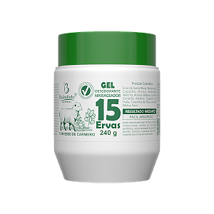 GEL DESODORANTE MASSAGEADOR 15 ERVAS BIO INSTINTO 240G