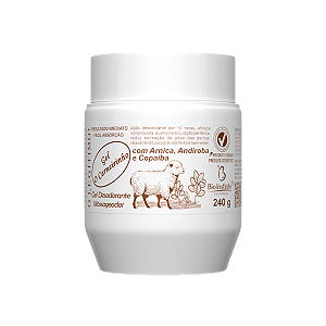 GEL DESODORANTE MASSAGEADOR O CARNEIRINHO COM ARNICA, ANDIROBA E COPAIBA BIO INSTINTO 240G