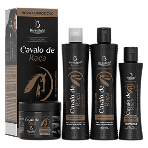 KIT CAPILAR CAVALO DE RACA BIO INSTINTO 4 ITENS
