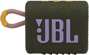 Caixa bt jbl go3 green ipx7