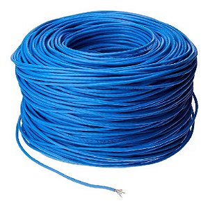 Cabo cftv cci 1m azul cat5e - multilaser