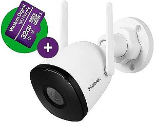 Camera de video wi-fi full hd im5 s com cartao 32gb intelbras