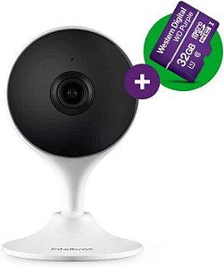 Camera de video wi-fi full hd imx c  microsd 32gb - intelbras