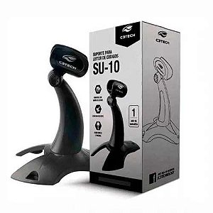 Suporte universal para leitor codigo de barras su-10bk preto c3tech