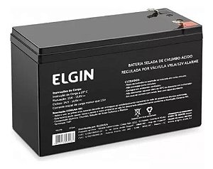 Bateria de alarme 12v alarf1 elgin
