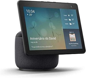 Echo Show 10 Ger1 Smart Display HD de 10” com Alexa e Câmera de 13MP (Produto de Showroom)
