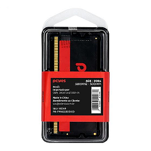 Memoria pcyes sodimm (notebook) 8gb ddr4 3200mhz - pm083200d4so