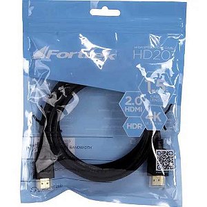 Cabo hdmi 2.0 4k 1,5m fortrek hd201