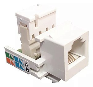 Conector keystone rj11 femea 4 vias cat3