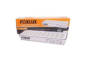 Luminária de Emergência 30 LED's Bivolt Foxlux