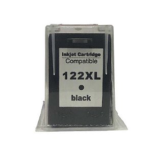 Cartucho compativel com hp 122xl  preto  12ml