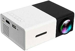 Mini projetor led hd hdmi, micro sd, usb