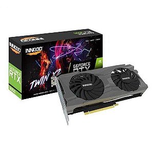 Placa de video geforce rtx  3050 twin x2 inno 3d 8gb gddr6 128 bits
