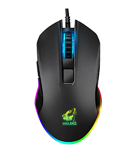 Mouse optico computador rgb backlit com 6 botoes
