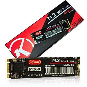 Ssd tipo m.2 capacidade 512gb - knup