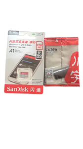Kit cartao de memoria micro tf classe 10 256gb + leitor cartão + adaptador de cartão sd,  sandian, telefone, camera