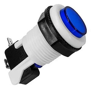 Botao fliperama g-90 chave pbs29 azul