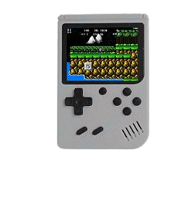 Mini video game portatil retro com 500 jogos