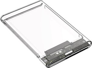 Case Para Hd Externo 2.5 Transparente Usb 2.0