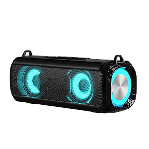 Caixa de som portatil com luzes led rgb , bluetooth 5.0, ebs-045