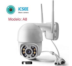 Camera ip a8 externa, prova d' agua wi fi