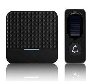 Campainha sem fio impermeavel a energia solar, campainha inteligente