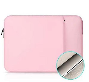 Capa macia portatil notebook pink 15.6 polegadas