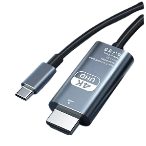 Cabo tipo c para hdmi, 2m projecao de tela 4k 60hz