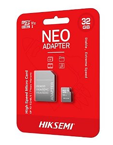 Cartao de memoria hiksemi 32gb neo adapter