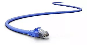 Patch Cord Impact Lan Utp Cat5e 4P Azul 1,0M - Intelbras