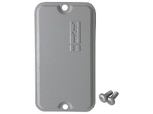 Placa Aluminio Cega 1-2 e 3/4 (Com Pintura)