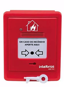 Acionador Manual Enderecavel C Sirene Ame522 - Intelbras