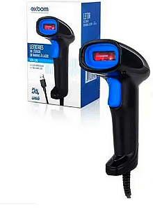 Leitor De Codigo De Barras Laser De Mao Exbom-150 USB - Exbom