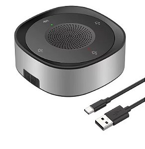 Microfone Com Fio Conferência Usb Captador De Alto Volume Para Notebook Portátil JV801